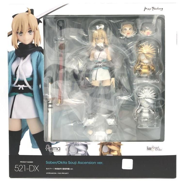 中古】未開封)figma-521-DX セイバー/沖田総司 霊基再臨Ver.[69