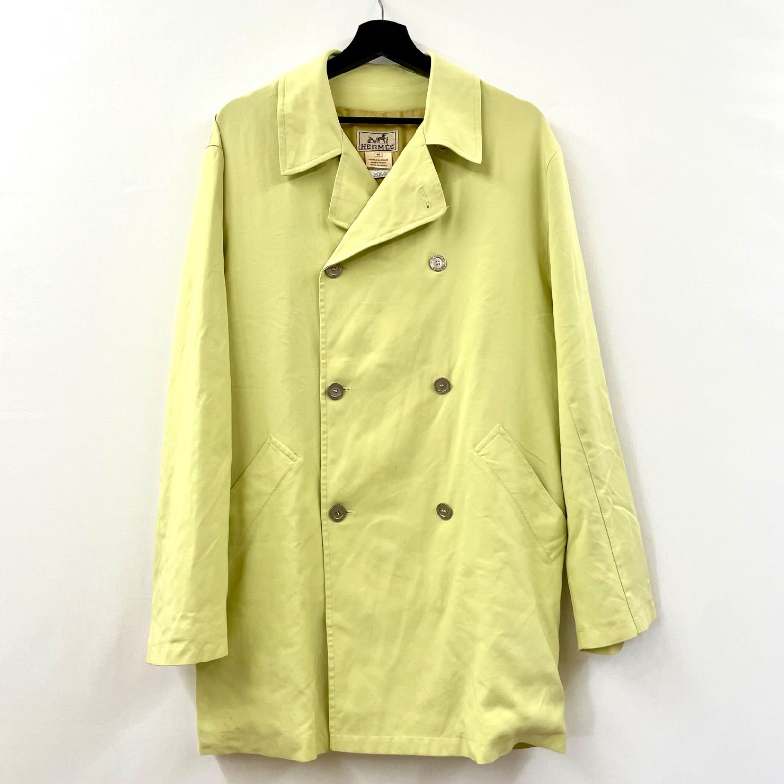 ✨️美品✨️ HERMÈS エルメス リバーシブル ピーコート シルク使用