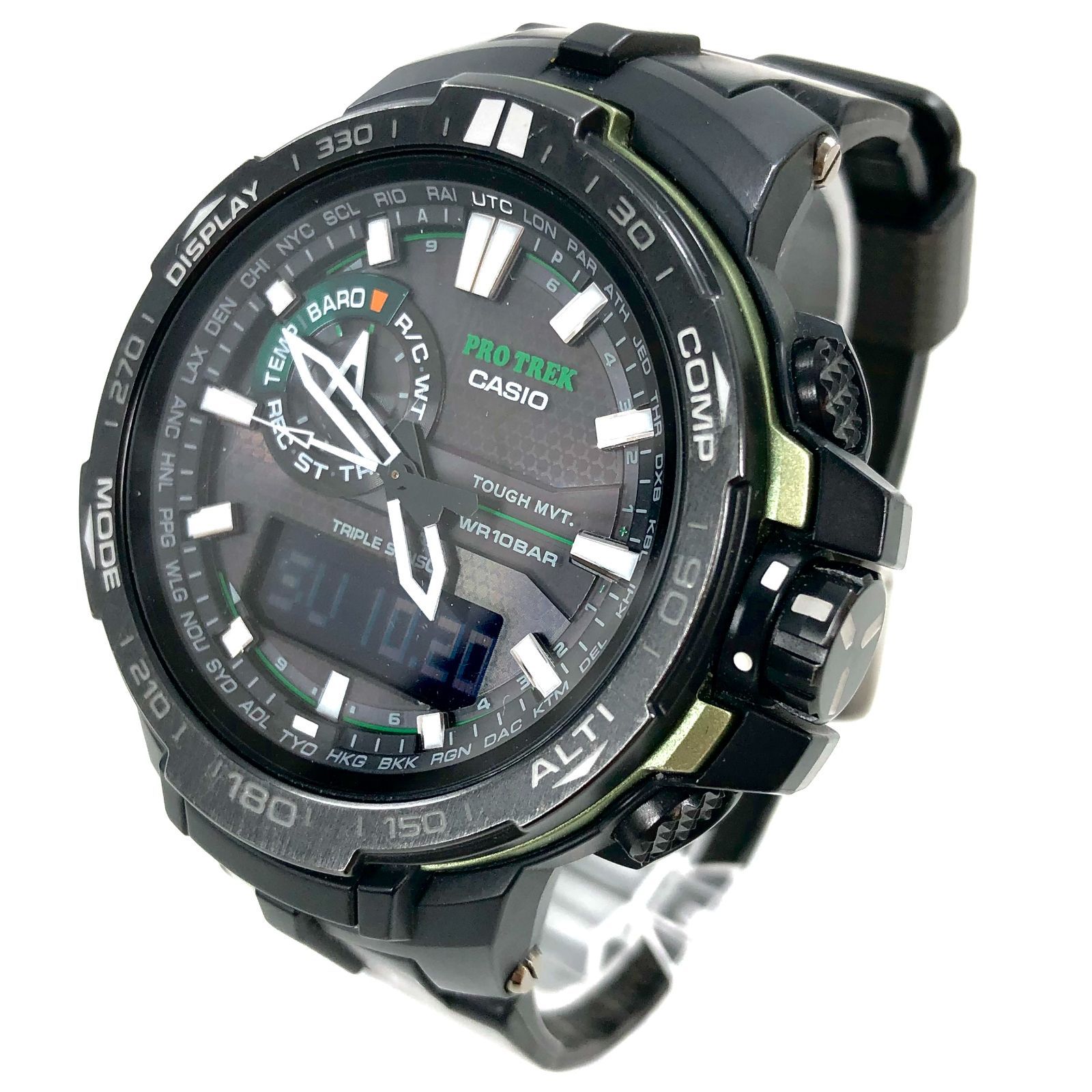 CASIO PRO TREK カシオ プロトレック PRW-6000Y ブラック オレンジ タフソーラー  安い，正規品 カシオ CASIO PROTREK プロトレック PRW-6000Y 5365