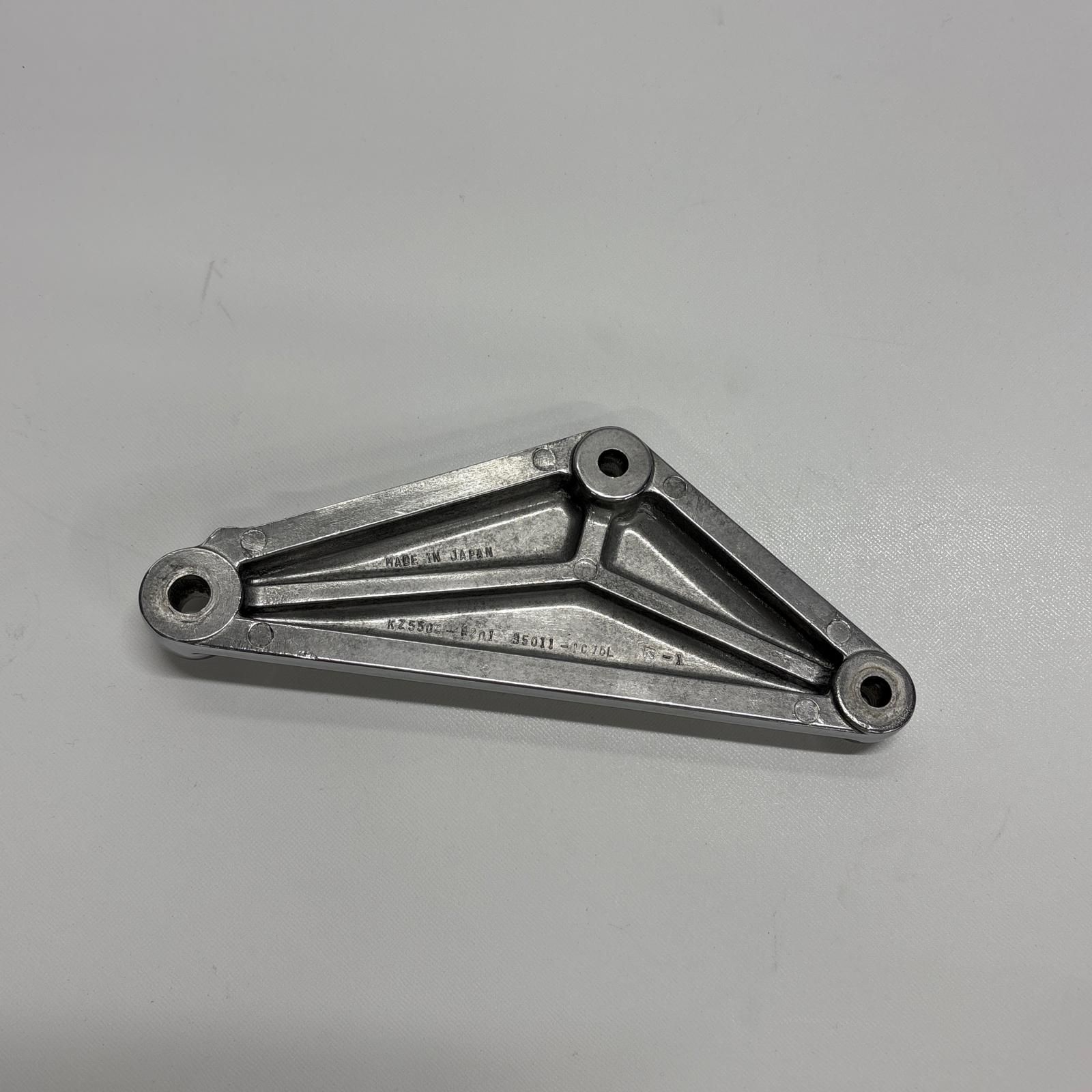 KAWASAKI Z400FX|Z400J|Z550FX ステッププレート 左 バレル研磨済 カワサキ