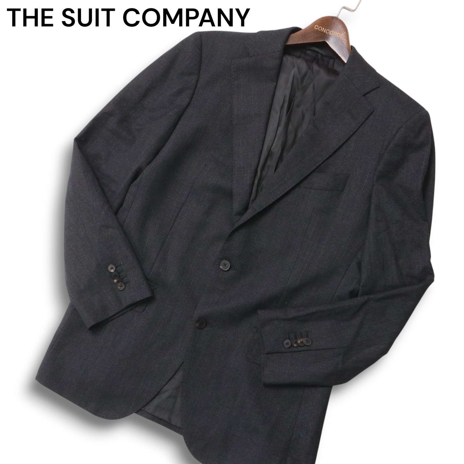 美品 【スーツカンパニー SUIT COMPANY】 ウール素材 ストライプ