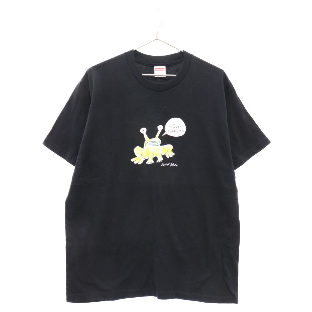 SUPREME (シュプリーム) 20SS Daniel Johnston Frog Tee ダニエルジョンストン フロッグプリントクルーネック半袖Tシャツ ブラック
