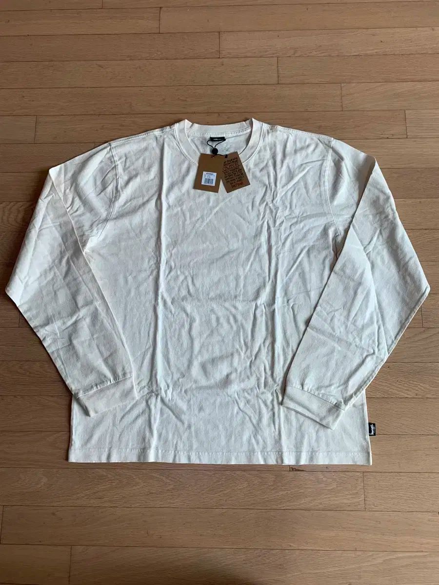XXL stussy STUSSY ステューシー PIGMENT ピグメント ダイド 長袖 ロングスリーブ 長袖Tシャツ ナチュラル