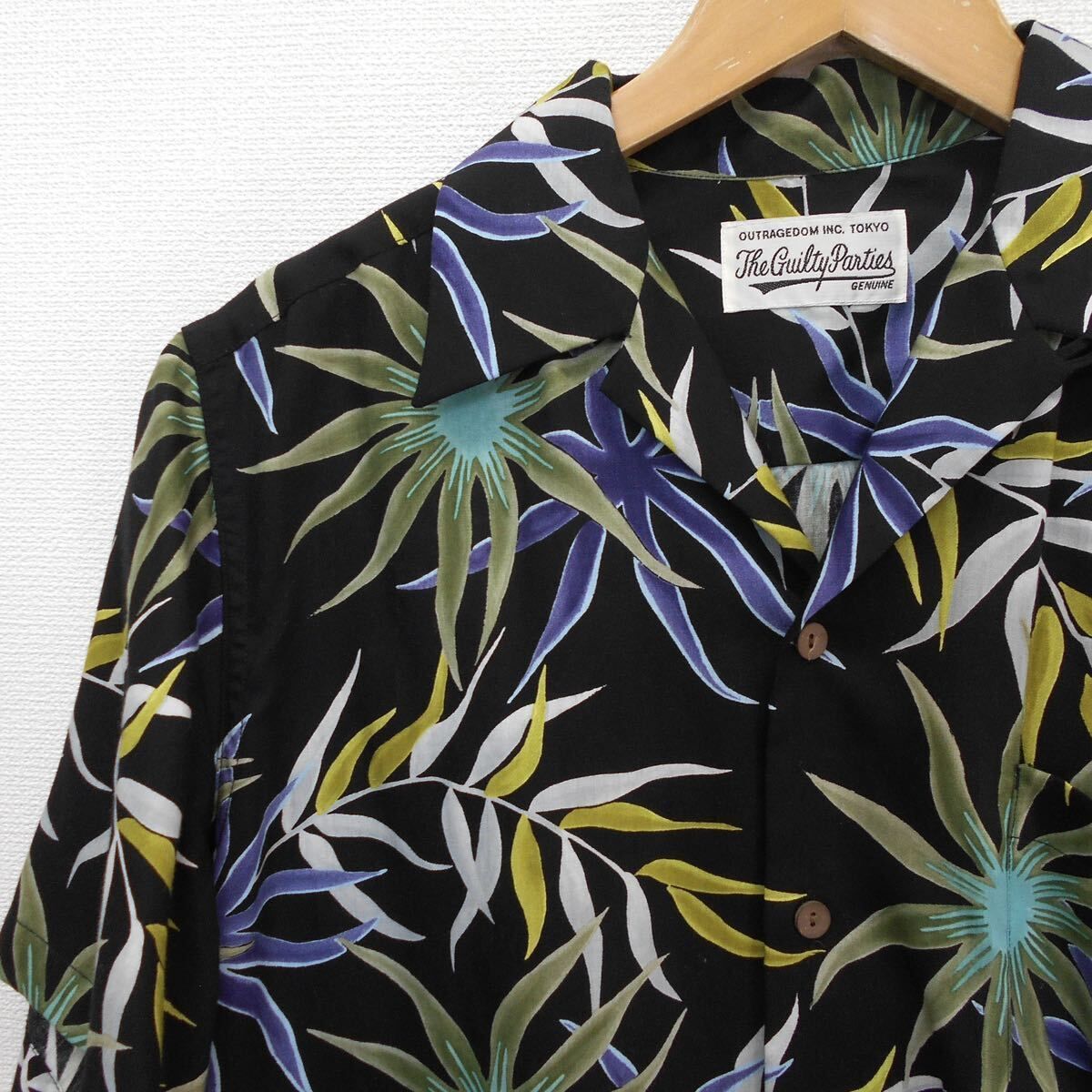 WACKO MARIA ワコマリア 16SS アロハシャツ(Mサイズ) WACKO MARIA ワコマリア 16SS PRINTED FLOWER S/S HAWAIIAN