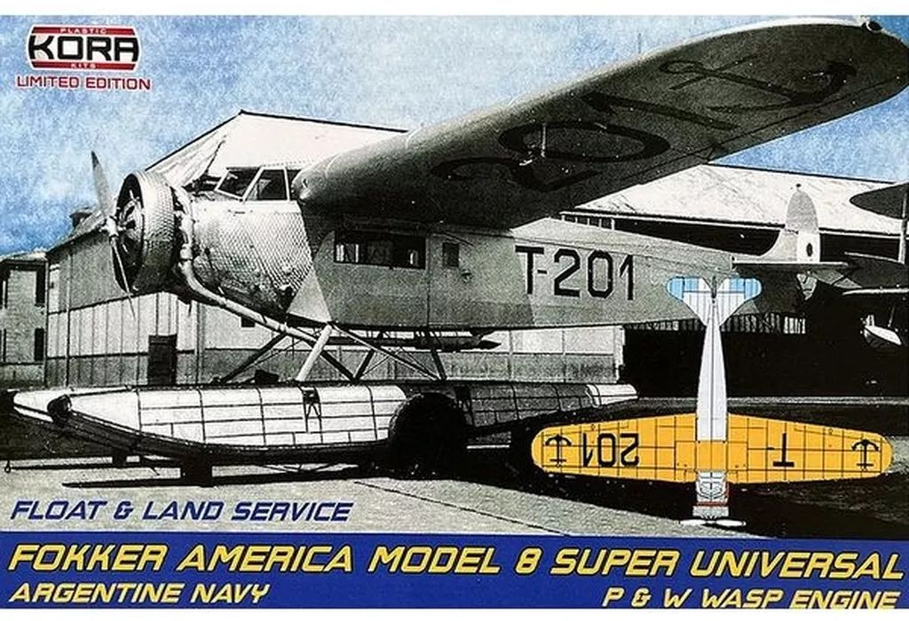 プラモデル 1|72 フォッカー アメリカ モデル8 スーパーユニバーサル アルゼンチン海軍 KOR PK72189