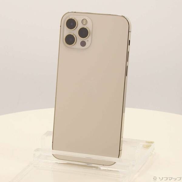 中古品〕 iPhone12 Pro 128GB ゴールド MGM73J／A SIMフリー【269