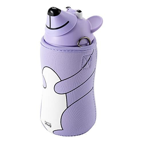 THERMO MUG (サーモマグ) ステンレスボトル ANIMAL BOTTLE BEAR(アニマルボトル・ベア) ペールバイオレット AB20-38 380ml