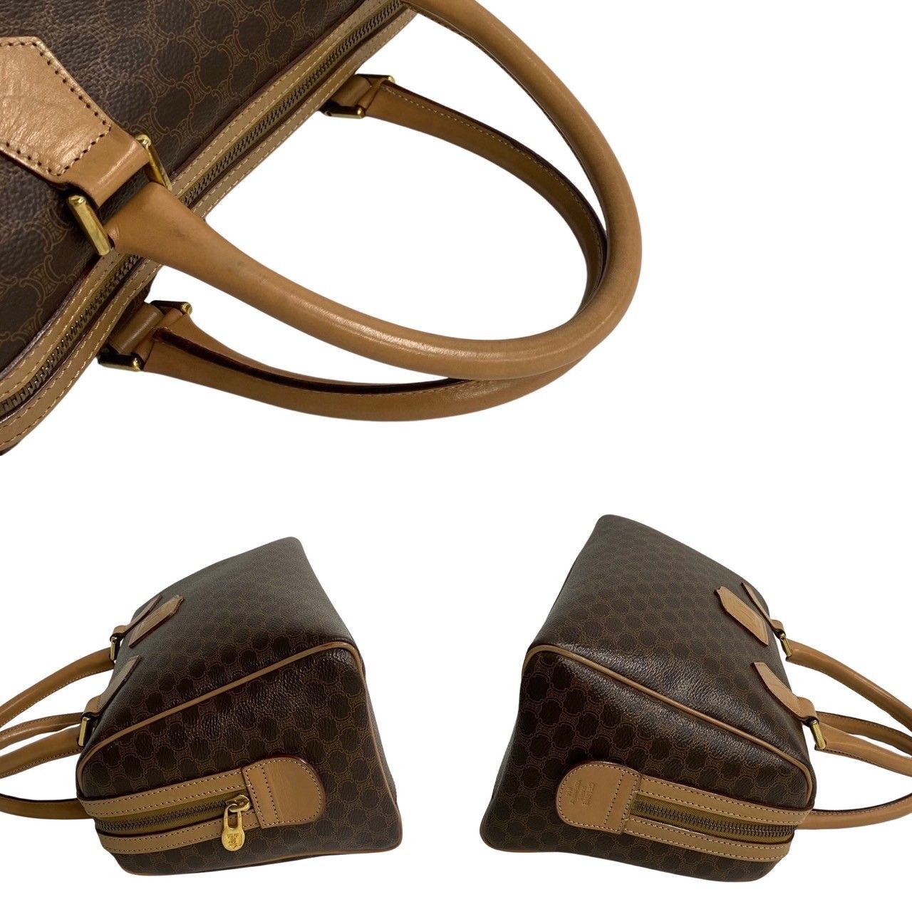 極 美品 CELINE セリーヌ ヴィンテージ マカダム ブラゾン