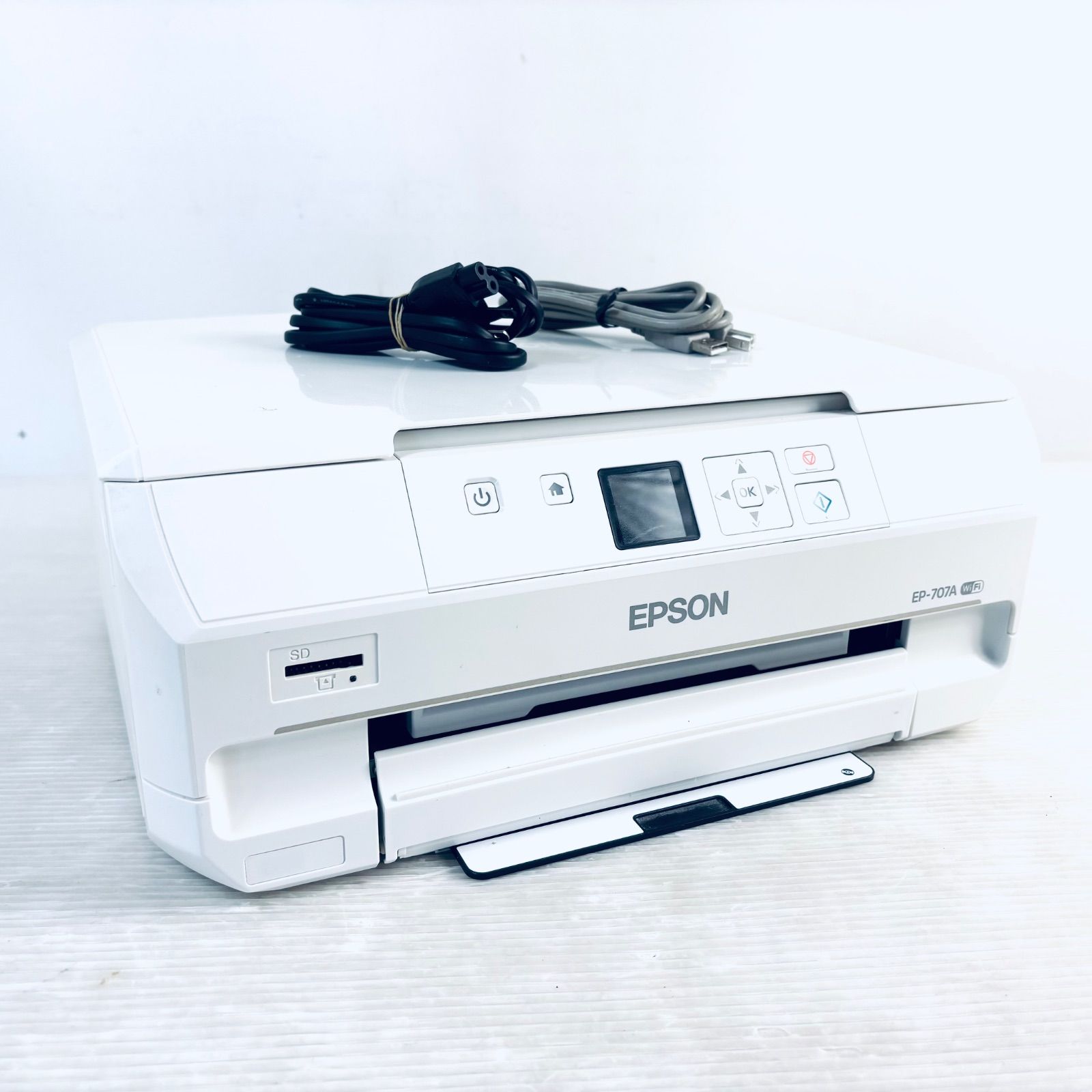 動作 済み EPSON エプソン プリンター インクジェット複合機 カラリオ EP-707A