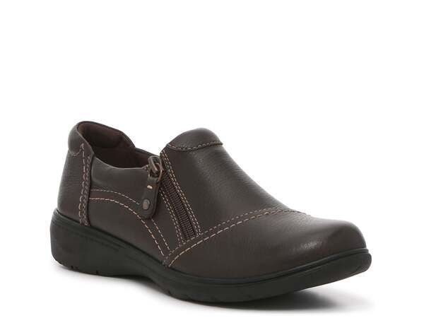 【送料無料】 クラークス レディース スリッポン・ローファー シューズ Carleigh Ray Slip-On Dark Brown