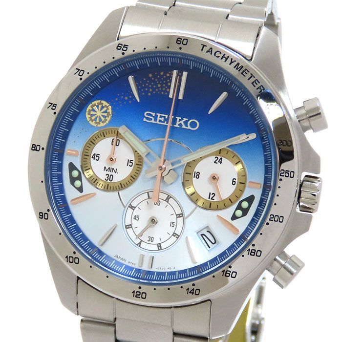 SEIKO 北陸新幹線　W7系かがやき　クロノグラフ 時計　2024本限定 北陸新幹線 W7系かがやきウオッチ 限定2024点 | タイムタイム
