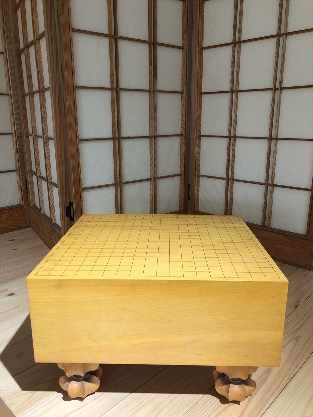 大幅値引き!!高級碁盤碁石セット美品!!