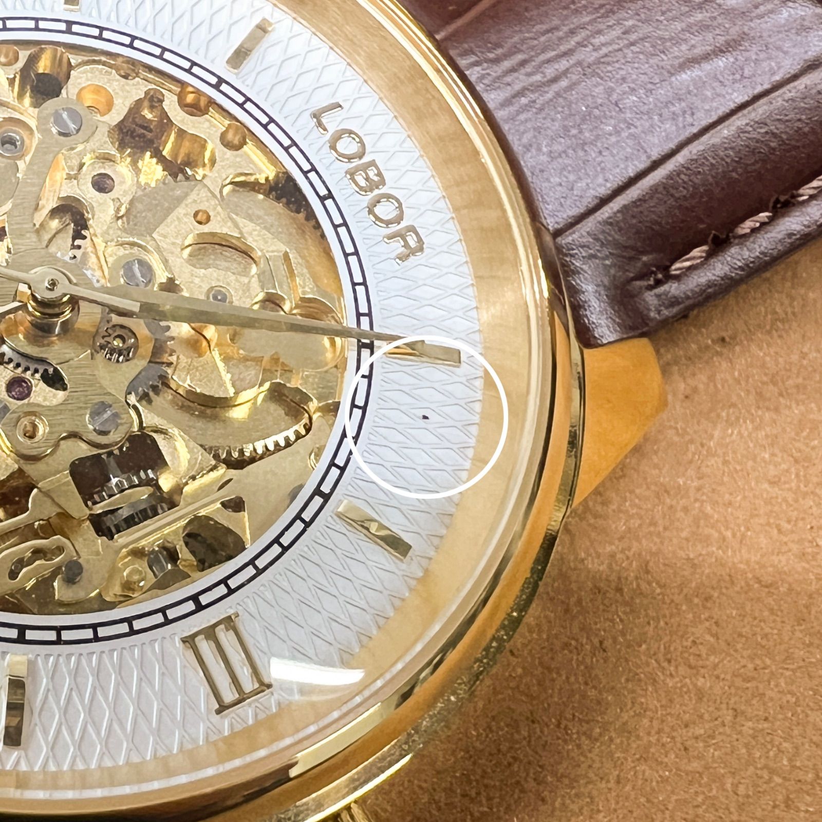 LOBOR DYNASTY AUGUSTUS BROWN 自動巻き腕時計 LB3507M