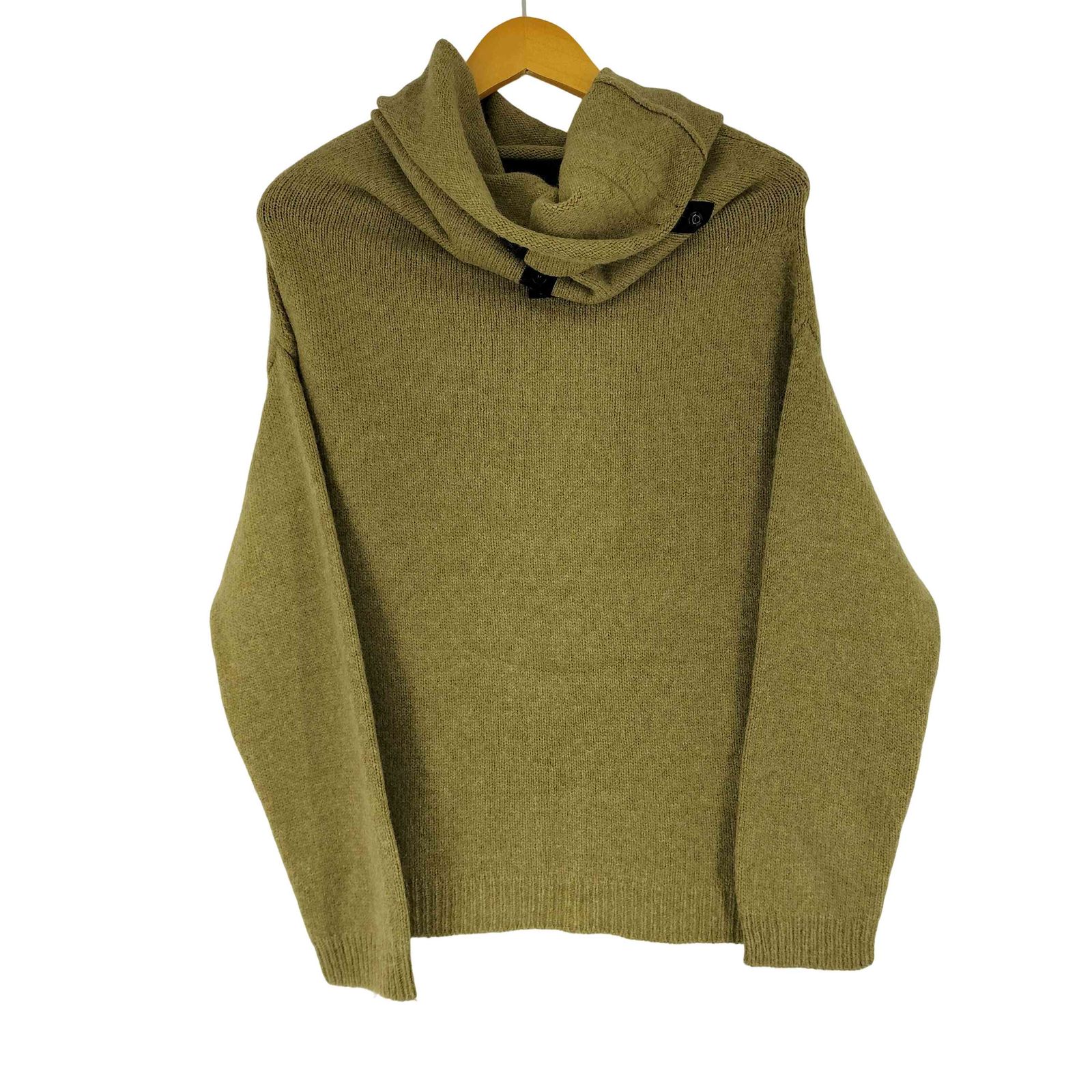 ドリスヴァンノッテン DRIES VAN NOTEN ハイネック ニット ギミック スナップ レディース S