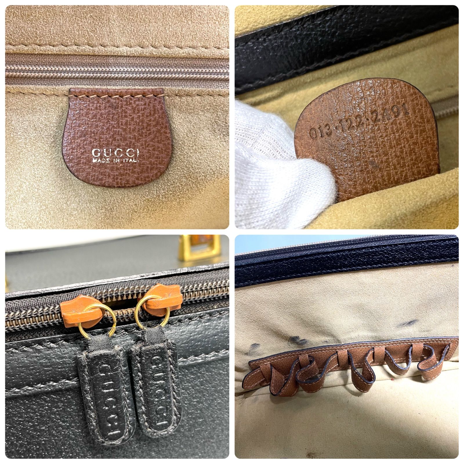 グッチ GUCCI オールドグッチ バンブー コスメボックス メイクボックス 