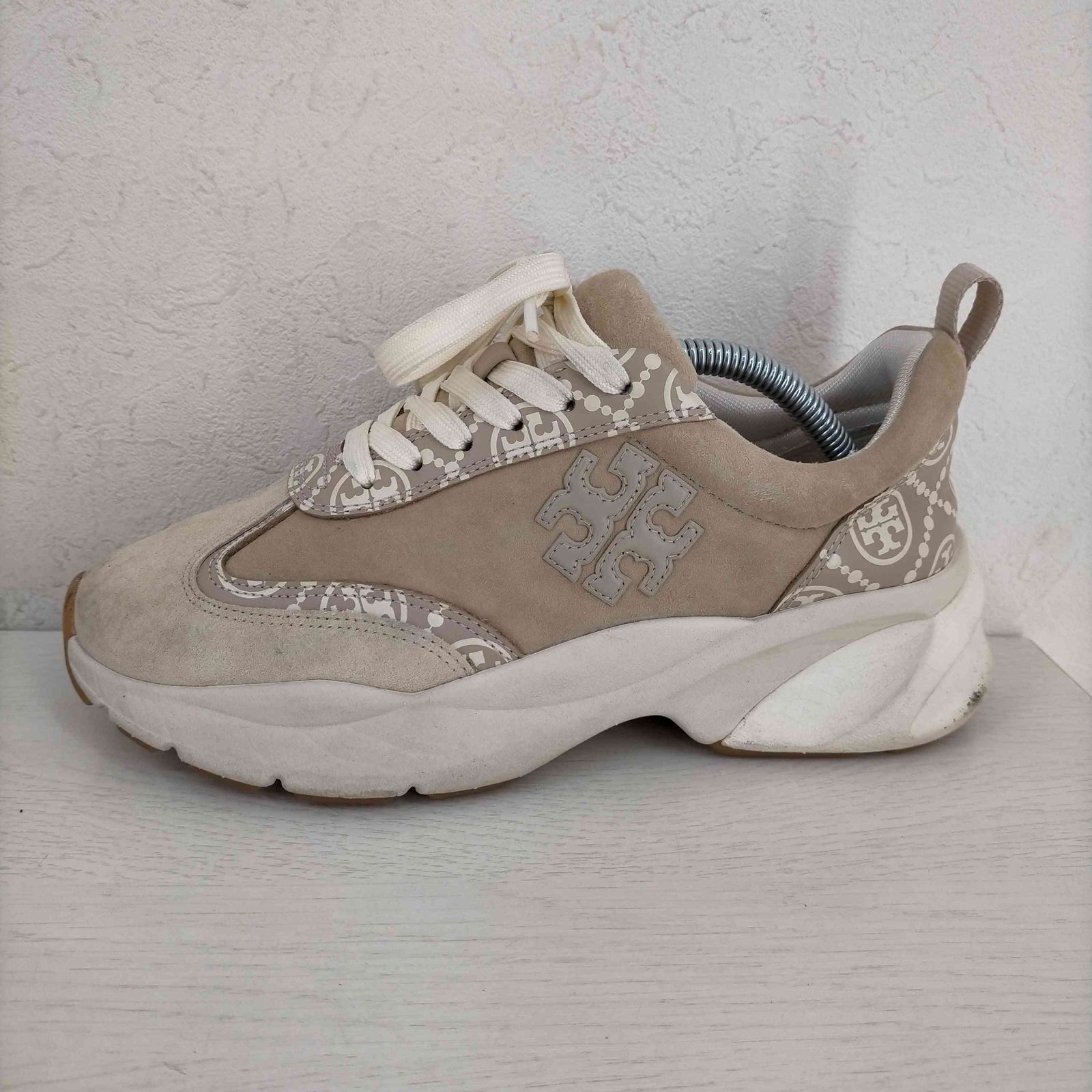 トリーバーチ TORY BURCH T MONOGRAM GOOD LUCK TRAINER Tモノグラム 