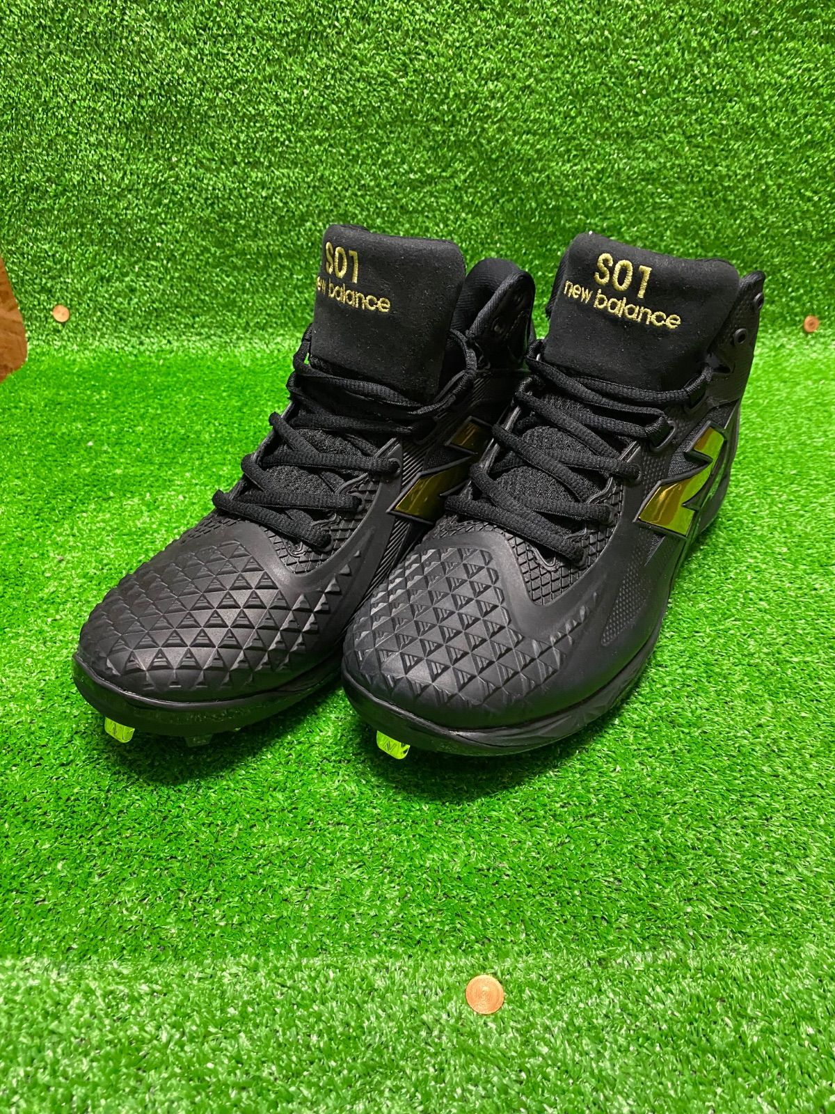 ?New Balance? 野球用スパイク 金具 高校野球使用不可