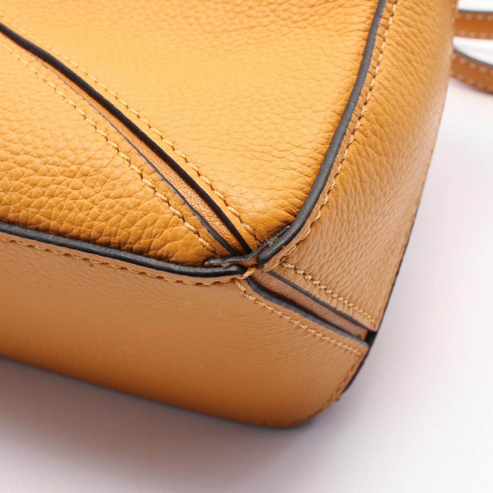 ロエベ LOEWE ハンドバッグ パズルエッジ ミニ ハンドバッグ オレンジ  