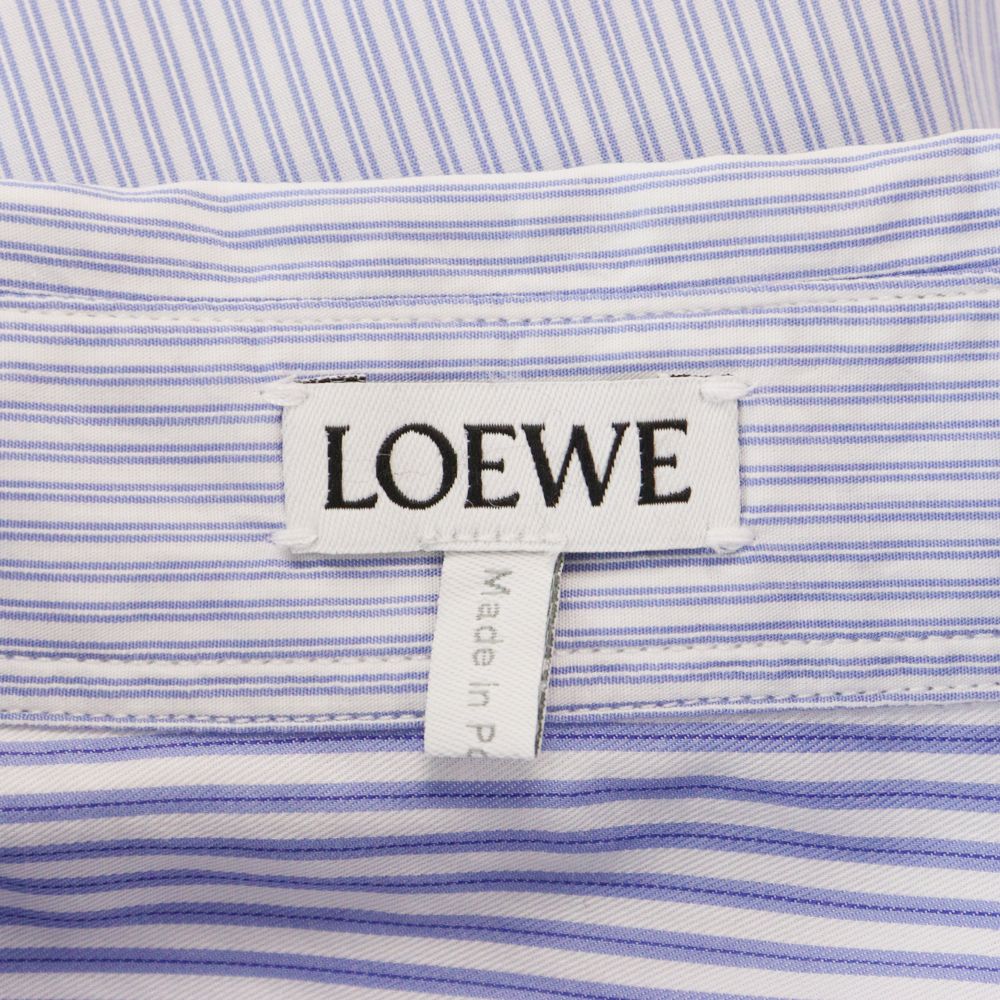 LOEWE (ロエベ) アシンメトリーマルチポケット ストライプ オーバー 