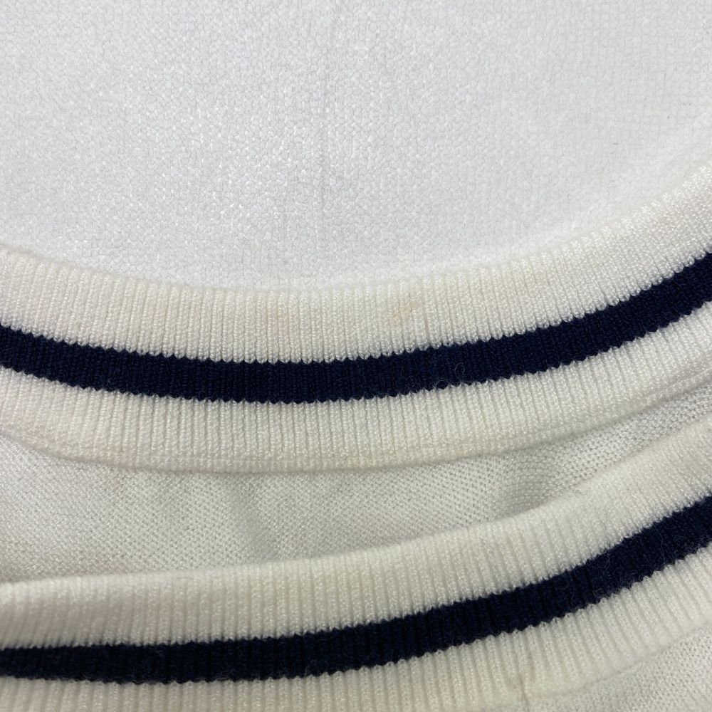 サイズ：L AND PER SE アンパスィ ニットベスト ホワイト系