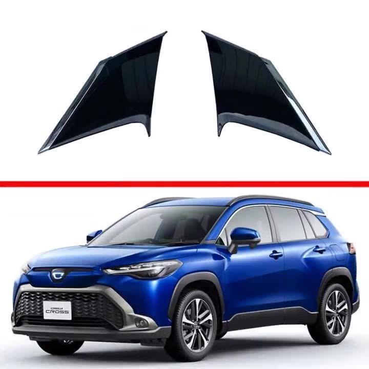 20～24年対応 カローラクロス Cピラー ウィンドウモール ガーニッシュ 外装 ドレスアップ 感UP カスタムパーツCYB258 CYB82おしゃれ必見CYB52定番人気