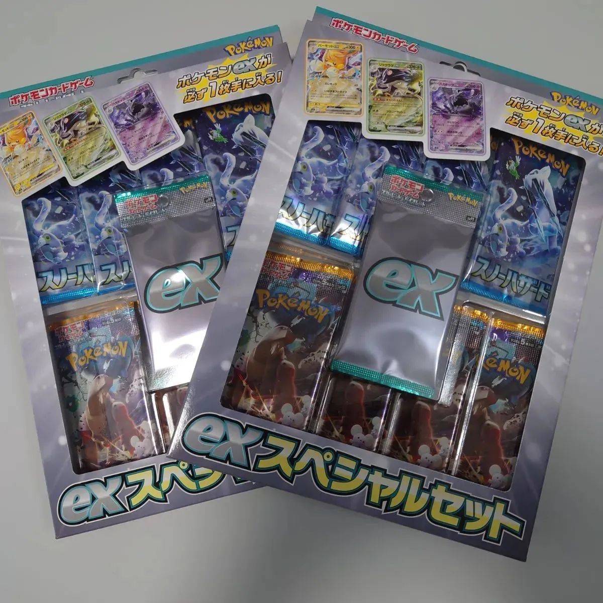 ポケモン - ポケモンカードゲーム　クレイバースト　スノーハザード　シュリンク無し　各2box ポケモンカードゲーム クレイバースト box シュリンク付き