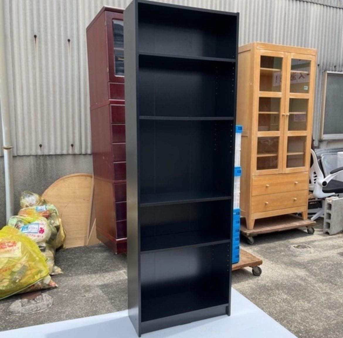 IKEA/イケア 本棚 カラーボックス 収納棚 ブラック 黒【倉庫前