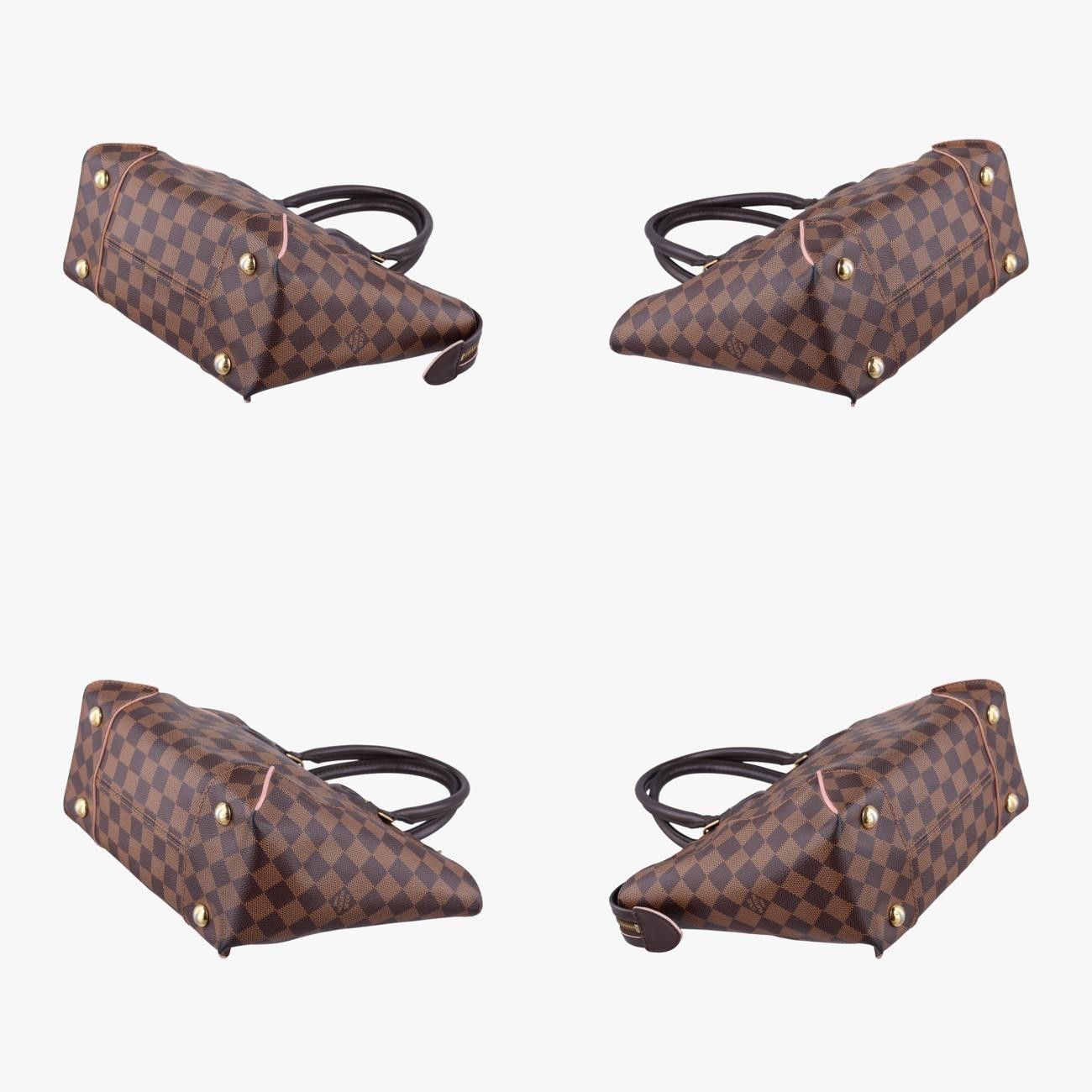 Vuittonカイサ トートPMブラウンローズバレリーヌダミエキャンバスN41554製番不明