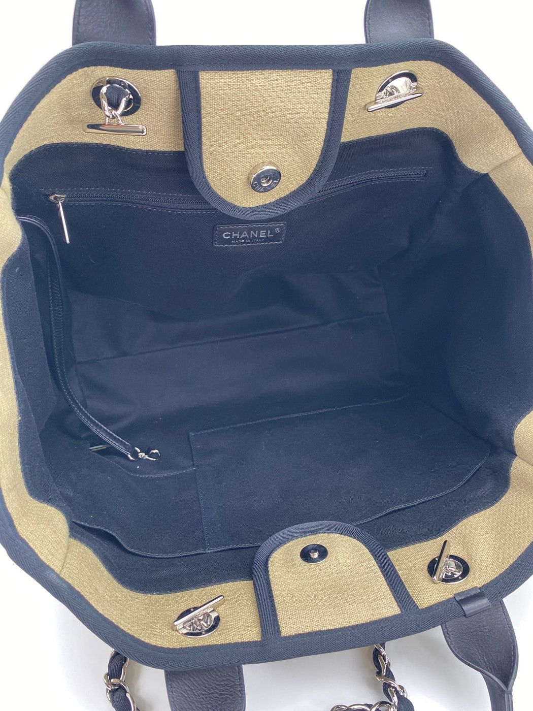 CHANEL ドーヴィル GM チェーントート ベージュ A66941 9394 CHANEL シャネル ドーヴィル GM チェーントート ベージュ A66941