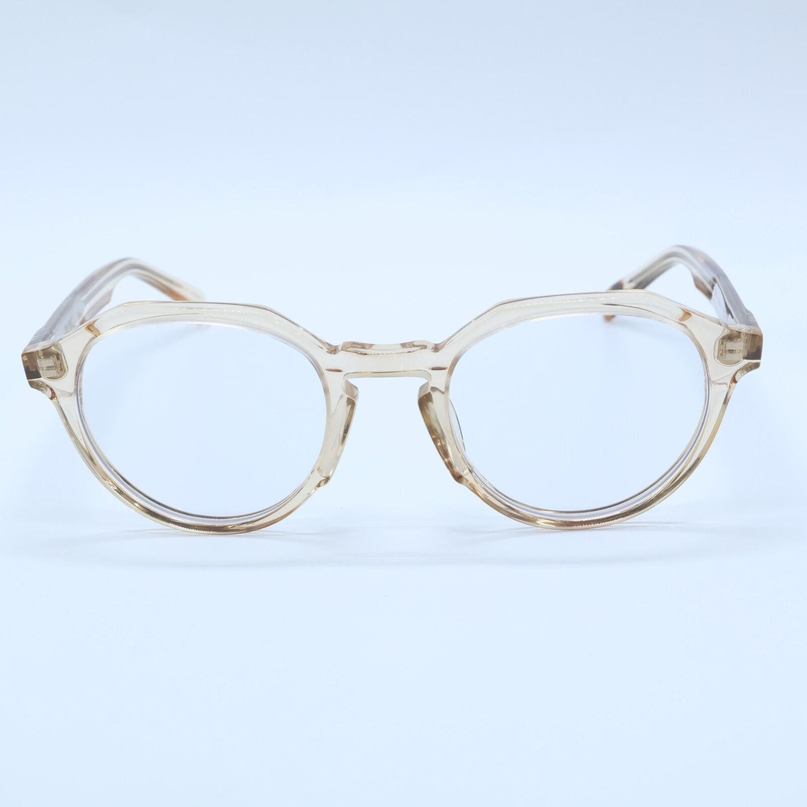 【美品】Blanc BM001 ネイビー ブルー 47 21 145 BLANC(ブラン) サングラス BM001 BM001 フレーム：クリアグレー