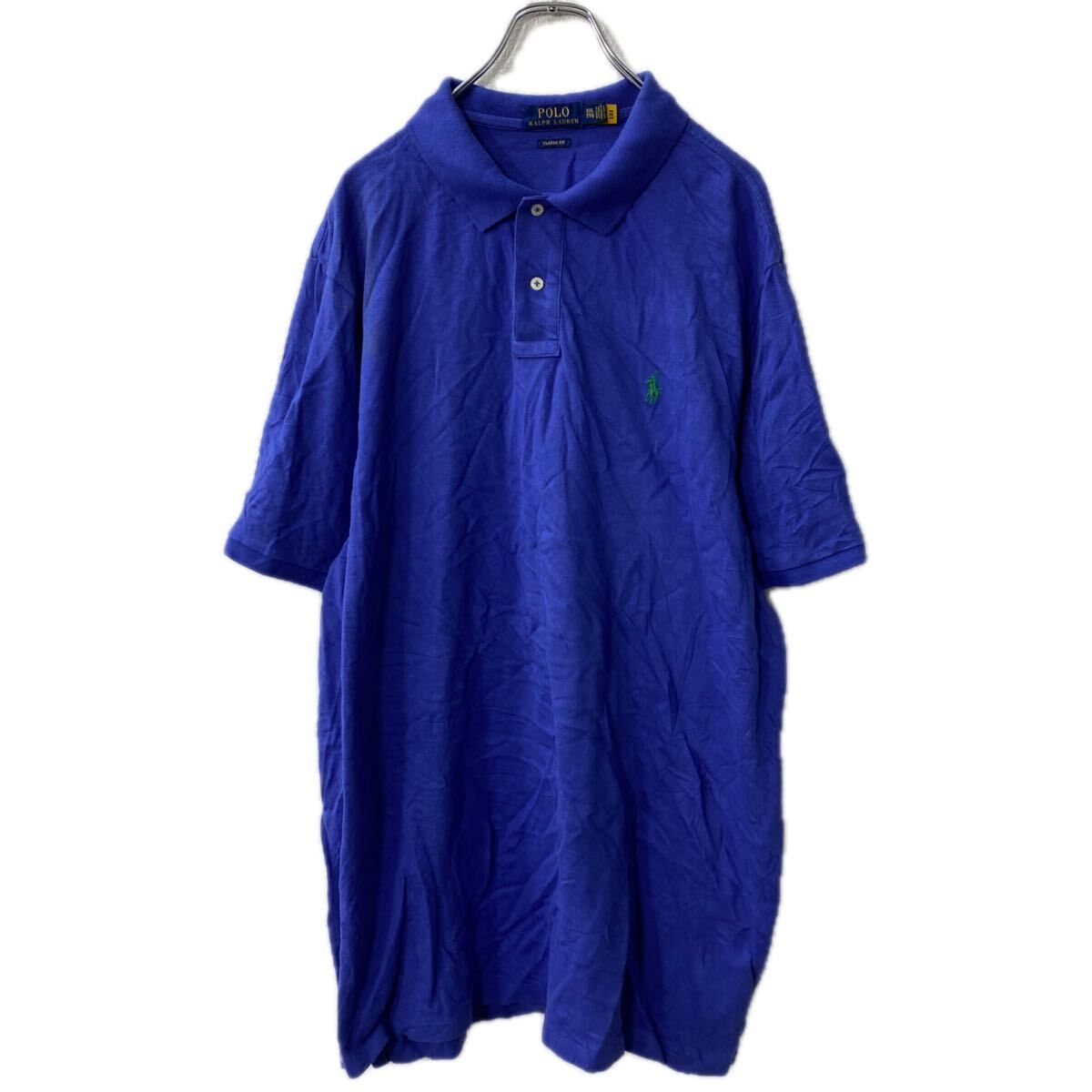 RALPH LAUREN ラルフローレン 半袖スエット XXL ブルー RALPH LAUREN ラルフローレン 半袖スエット XXL ブルー 楽天市場