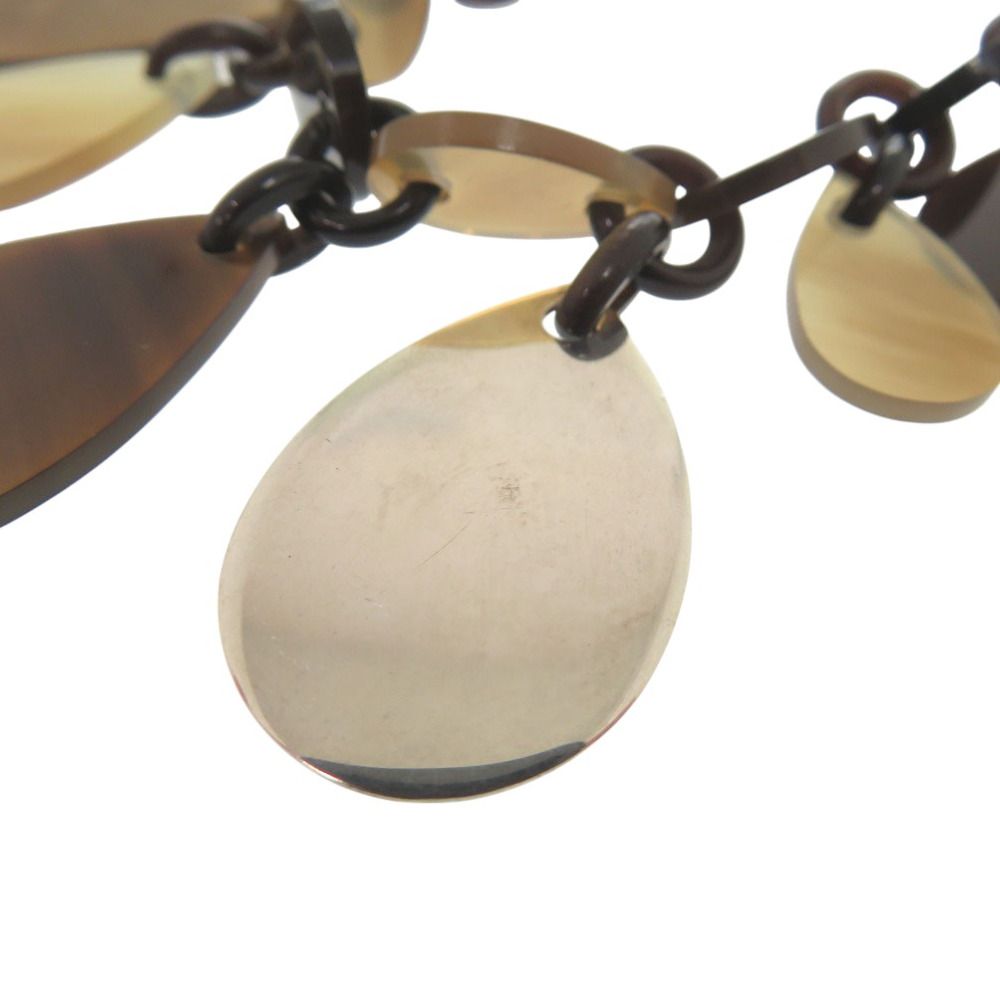 美品 エルメス ラージホーン ネックレス ティアドロップ バッファロー  