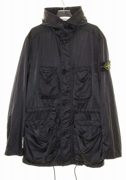 ストーンアイランド STONE ISLAND 21SS NYLON RASO-TC JACKET BLACK M  