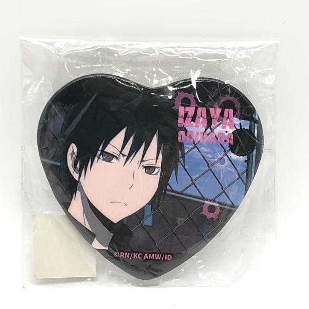 【新品未開封】臨也　ハート缶バッジ　デュラララ デュラララ!!×2 折原臨也 ハート缶バッジ 未開封 ☆