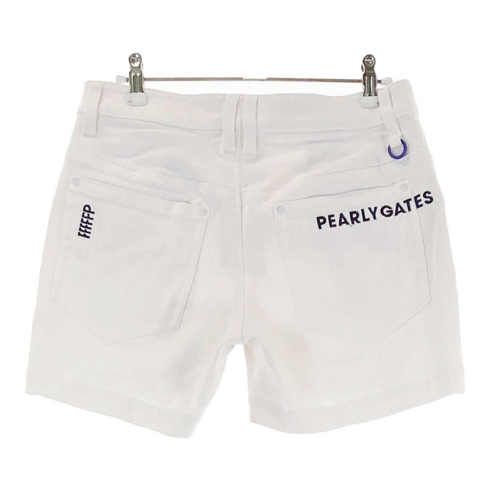 サイズ 0 PEARLY GATES パーリーゲイツ ストレッチ ショートパンツ ホワイト系 240101536733 ゴルフウェア レディース ストスト