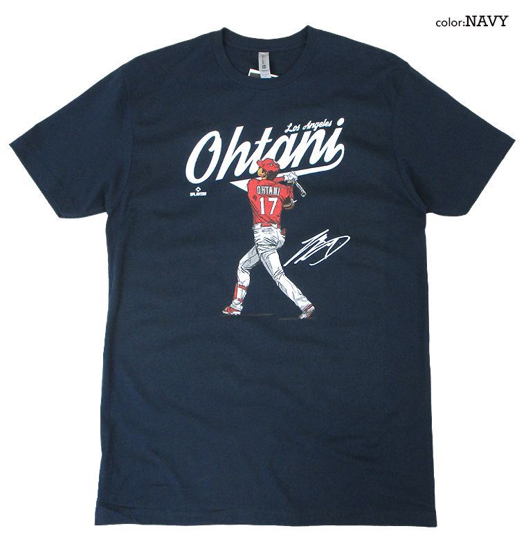 500 LEVEL 大谷翔平クルーネック半袖Tシャツ MLBPLAYERS MLB公認 500 LEVEL 大谷翔平クルーネック半袖Tシャツ MLBPLAYERS MLB公認