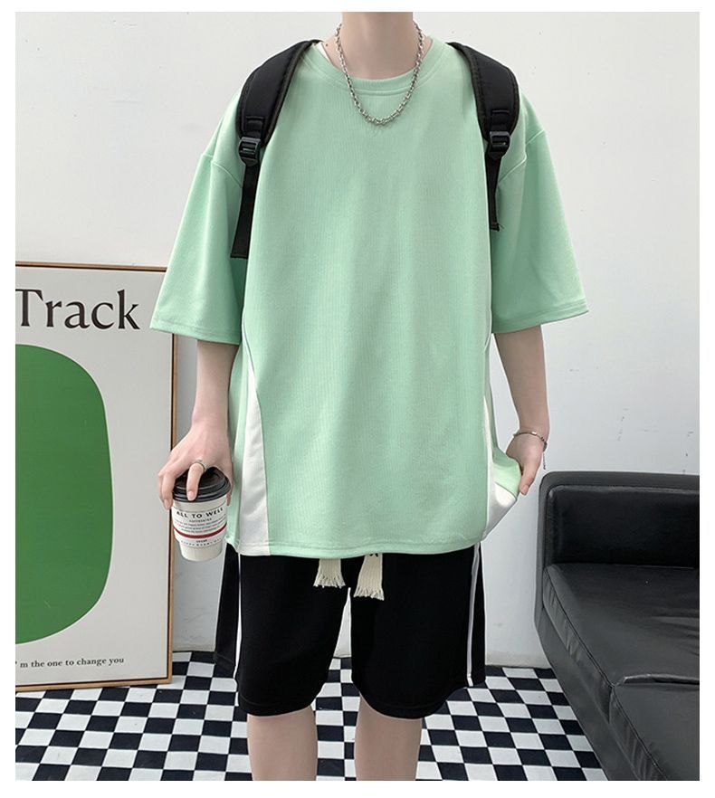 セットアップ ジャージ スエットパンツ バイカラー ハーフジップ セットアップ ジャージ スエットパンツ バイカラー ハーフジップ