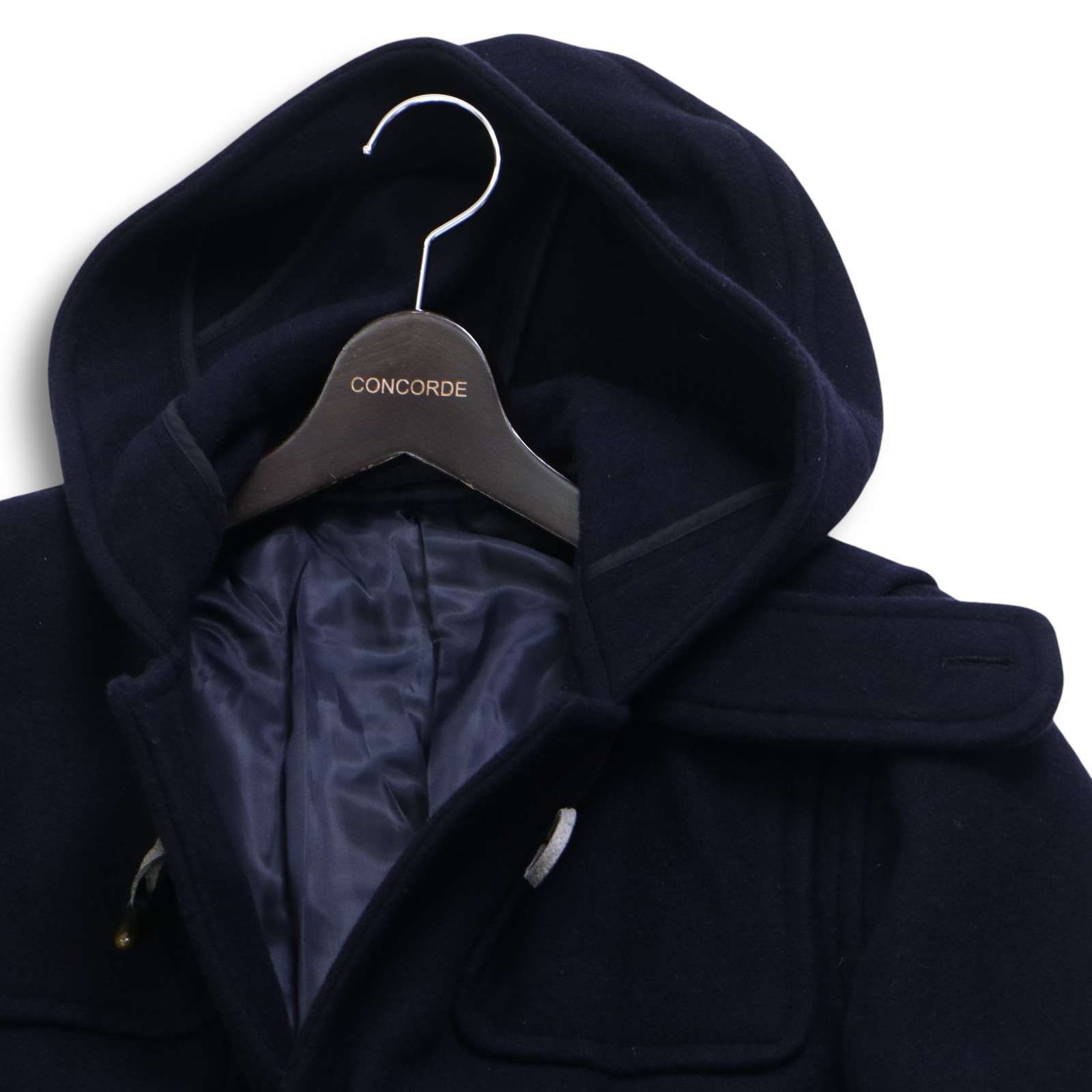 MUJI 無印良品 秋冬 メルトン ウール☆ ダッフル コート Sz.M メンズ