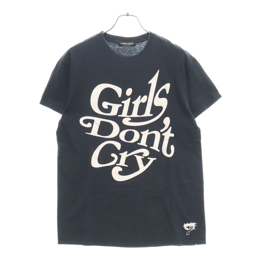 UNDERCOVER (アンダーカバー) 18SS ×Girls Don't Cry ガールズドントクライ フロントプリント 半袖Tシャツ カットソー ネイビー