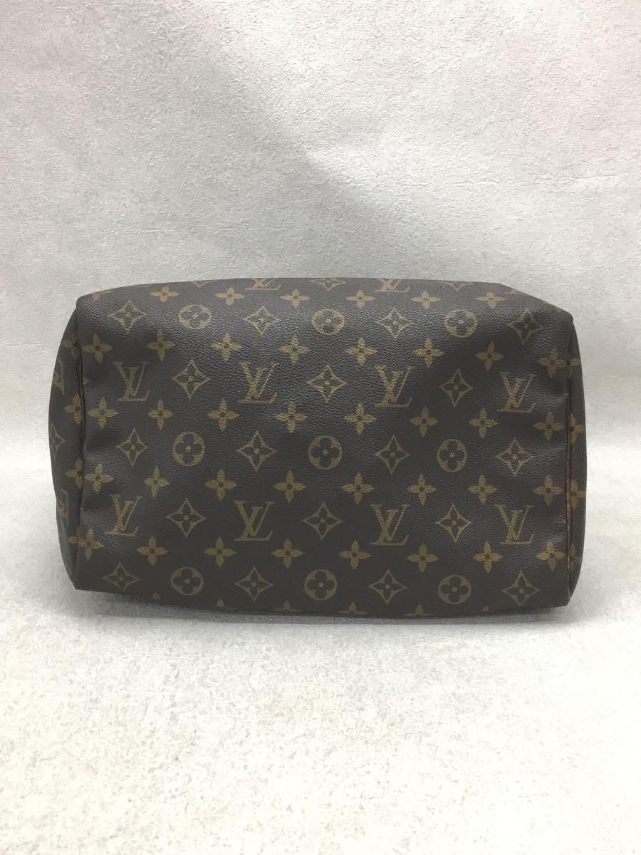 LOUIS VUITTON スピーディ30_モノグラム・キャンバス_BRW PVC ブラウン モノグラム M41108 - メルカリ