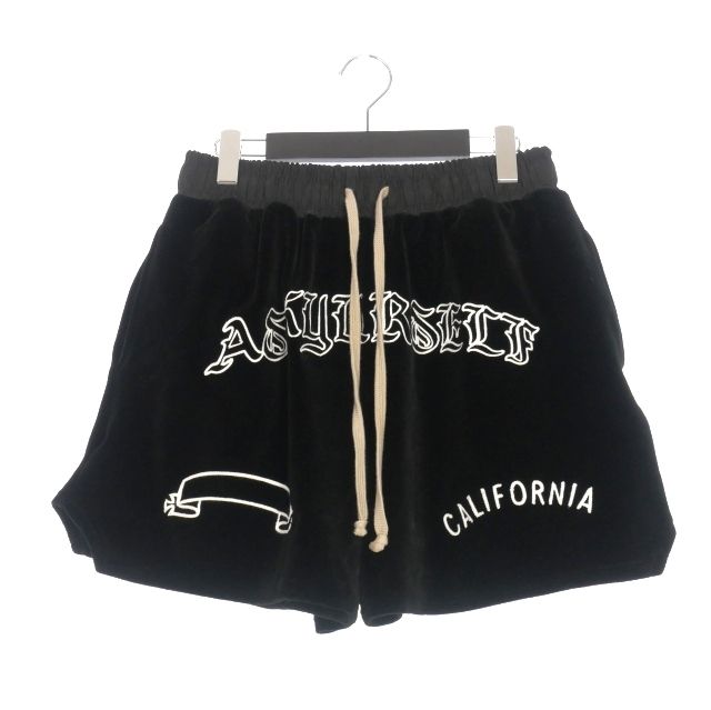 ASKYURSELF ベロアショーツ アスクユアセルフ ASKYURSELF OG Boxing Shorts ベロア ハーフ