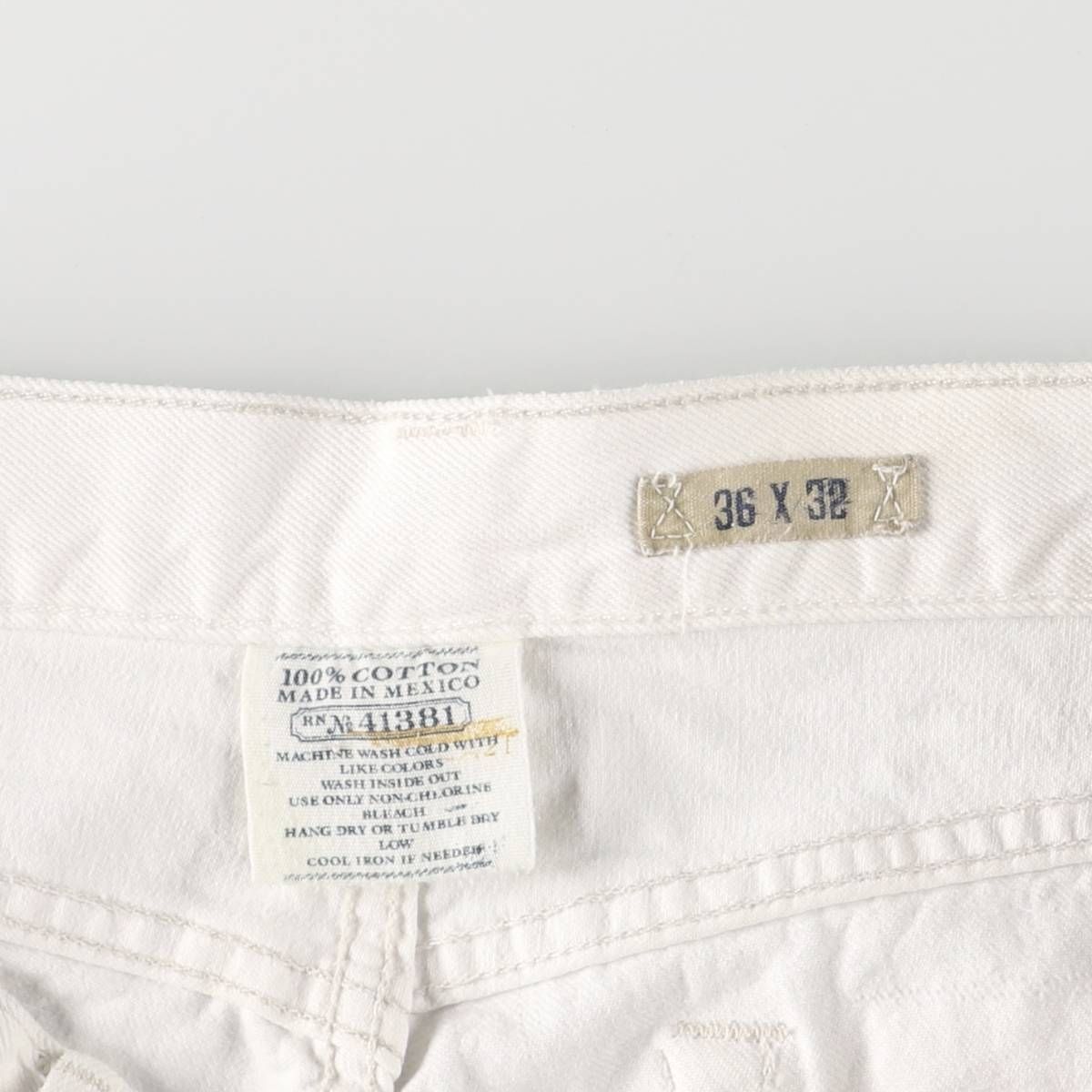 LAUREN ホワイトデニム