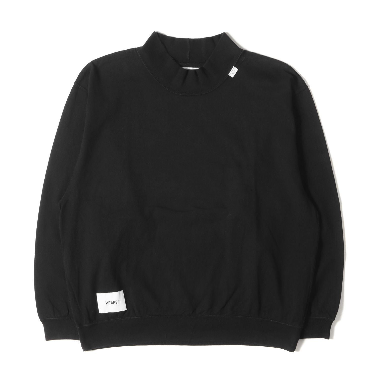 WTAPS ダブルタップス Tシャツ サイズ:S 22AW タートルネック ヘビーウェイト ロングスリーブ Tシャツ V.I.C / TURTLE  NECK / COTTON ブラック 黒 トップス カットソー 長袖【メンズ】 - メルカリ