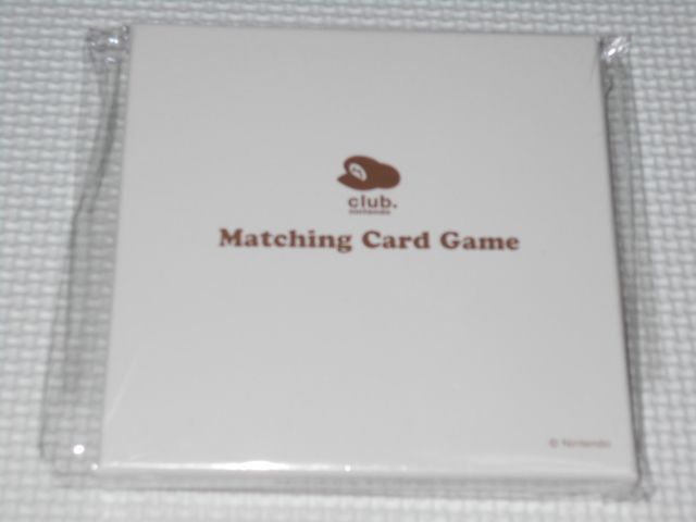 未使用 非売品 クラブニンテンドー マッチング カードゲーム 新品未開封 クラブニンテンドー マッチングカードゲーム 非売品