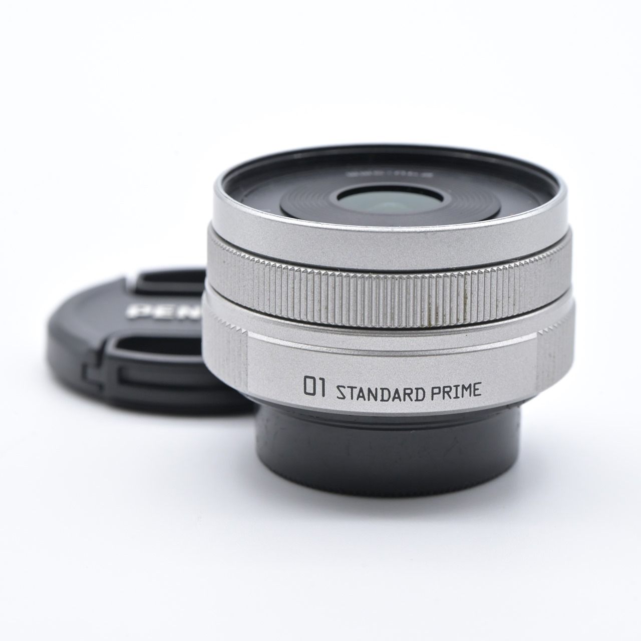 ペンタックス PENTAX 01 STANDARD PRIME Qマウント シルバー 単焦点 レンズ