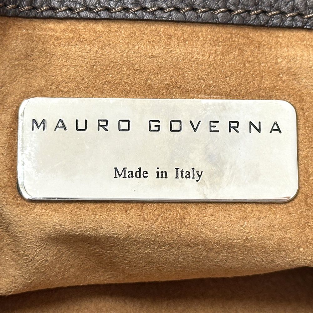 MAURO GOVERNA クロコ型押し ハンドバッグ ブラウン レザー 楽天市場】マウロ ゴヴェルナ クロコの通販