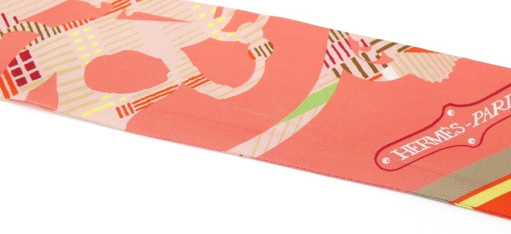 エルメス HERMES ツイリー cavalcadour morning スカーフ タグ
