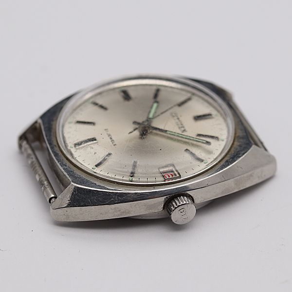 ケ*ン様 SWISS LOYAL 手巻き時計 シルバー文字盤 ケ*ン様 SWISS LOYAL 手巻き時計 シルバー文字盤 ケ*ン様
