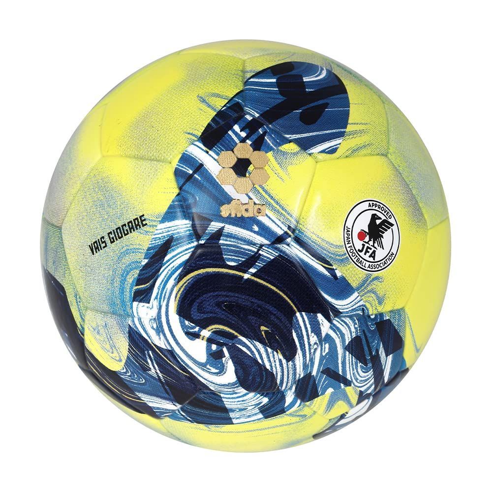 YEL/BLU 【JFA検定球 サッカーボール5号球】 VAIS GIOCARE SB-23VG02 yellow