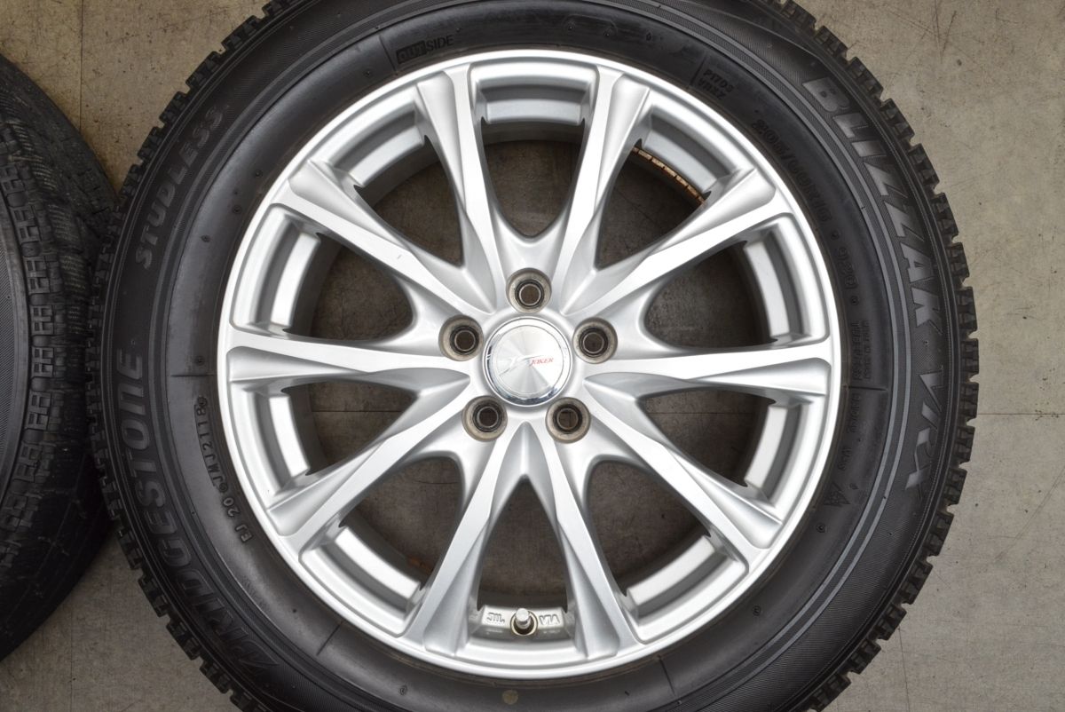 ご注文期待致します! 良好品 WEDS ジョーカー 16in 6.5J 47 PCD100 ブリヂストン ブリザック VRX 205 60R16 インプレッサ レガシィ エクシーガ 綺麗な